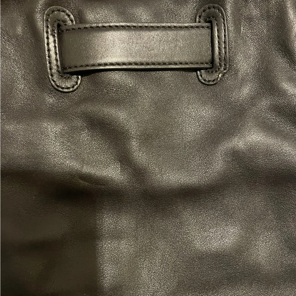 : : COLE HAAN Black Leather Handbag